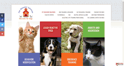 Desktop Screenshot of petbehaviorsolutions.com